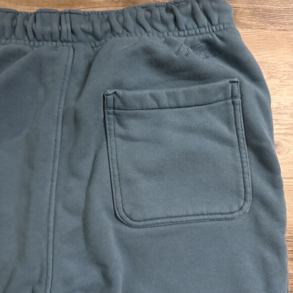 Jordan Jumpman Teal Blue Fleece Jogger Sweatpants Medium MJ Signature Logo - Picture 6 of 7